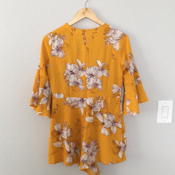 Chicwish Bold Blooms Romper - Picture 8 of 8